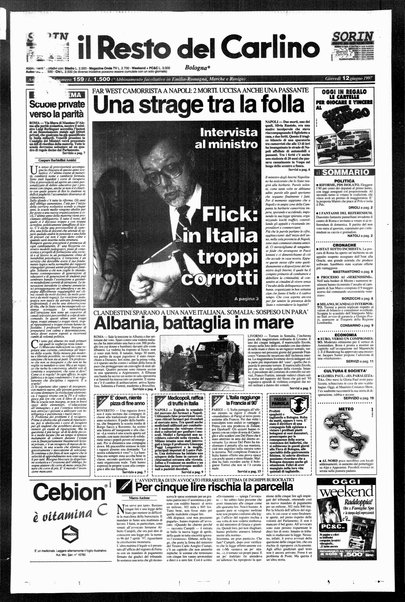 Il Resto del Carlino : giornale dell'Emilia